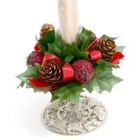 1 Sprakle raspberry candle ring