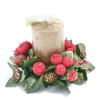3 Sprakle apples candle ring
