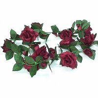 6 French rose garland.