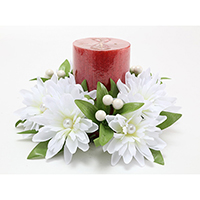 3 LOTUS FLOWER CANDLE RING