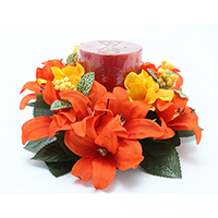 3 TIGER LILY CANDLE RING