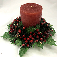 Christmas Candle Ring